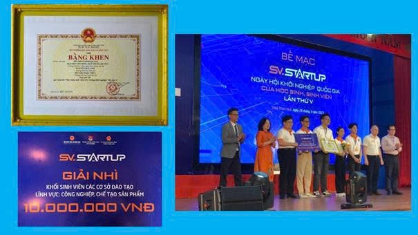 CLB Khởi nghiệp của Nhà trường vinh dự đạt giải Nhì cuộc thi cấp quốc gia với Dự án Chuyển đổi số trong Vận tải và Du lịch “AppKbus”