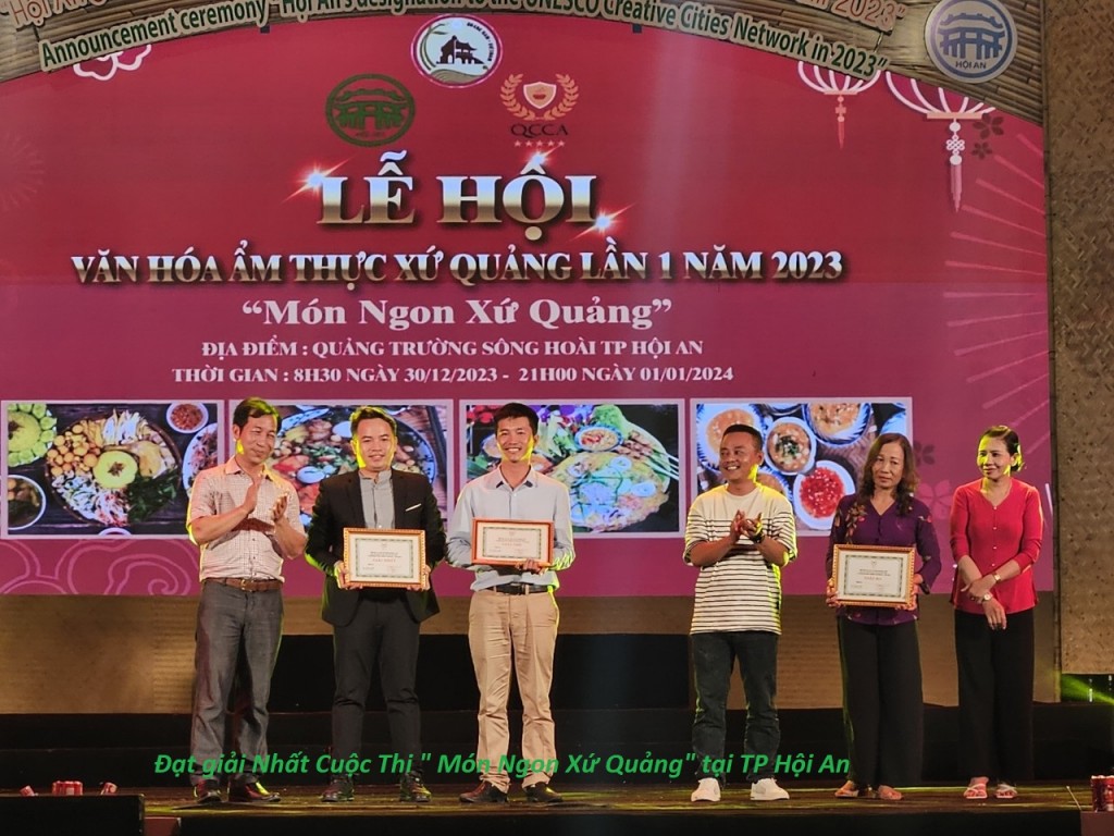 Lê Công Phúc đạt giả Nhất trong thi Món ngon xứ Quảng năm 2023