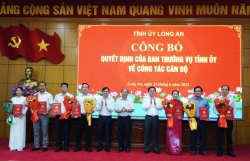 Long An công bố quyết định điều động, bổ nhiệm cán bộ