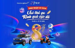 KienlongBank tung “siêu bão” quà tặng 8 tỷ đồng mừng sinh nhật 30 năm