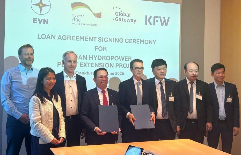 EVN ký kết hiệp định vay giá trị 65 triệu Euro cho Dự án Nhà máy Thủy điện Trị An mở rộng