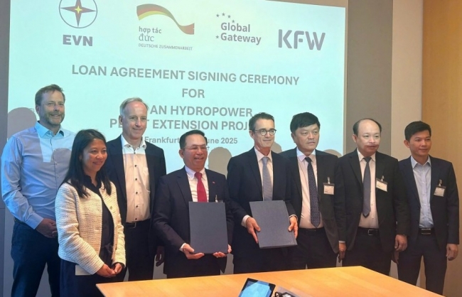 EVN ký kết hiệp định vay giá trị 65 triệu Euro cho Dự án Nhà máy Thủy điện Trị An mở rộng