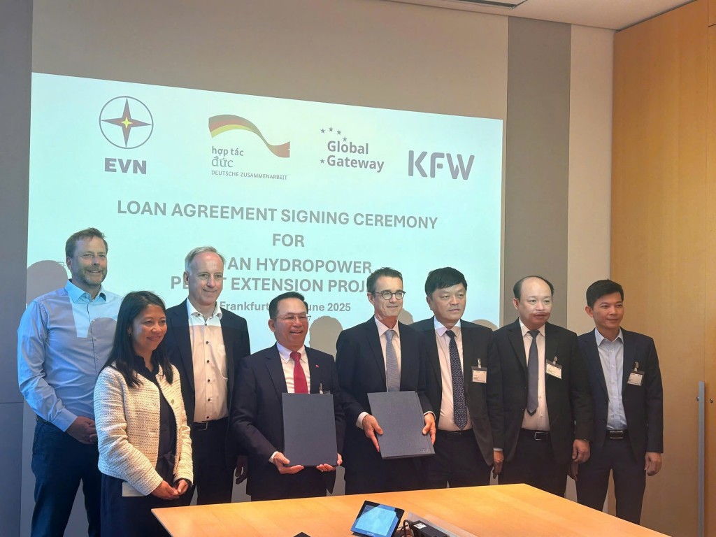 EVN và KfW hoàn thành ký kết hiệp định vay cho dự án Nhà máy Thủy điện Trị An mở rộng