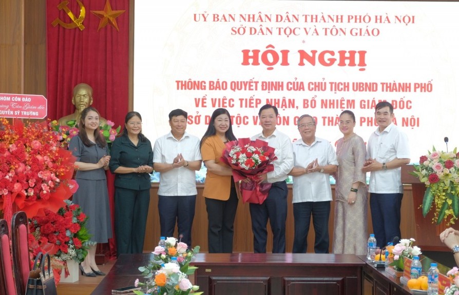 Ông Nguyễn Sỹ Trường nhận nhiệm vụ Giám đốc Sở Dân tộc và Tôn giáo Hà Nội