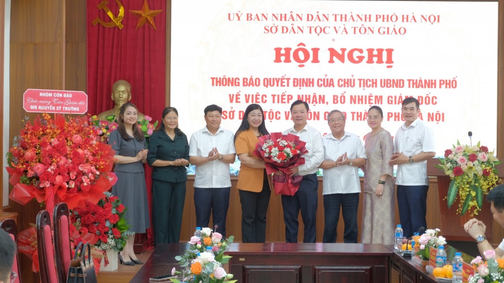 Ông Nguyễn Sỹ Trường nhận nhiệm vụ Giám đốc Sở Dân tộc và Tôn giáo Hà Nội