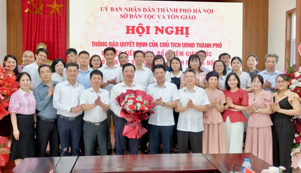Ông Nguyễn Sỹ Trường nhận nhiệm vụ Giám đốc Sở Dân tộc và Tôn giáo Hà Nội