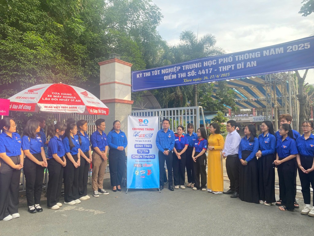 Tuổi trẻ Bình Dương tiếp lửa mùa thi cho hơn 17.000 thí sinh