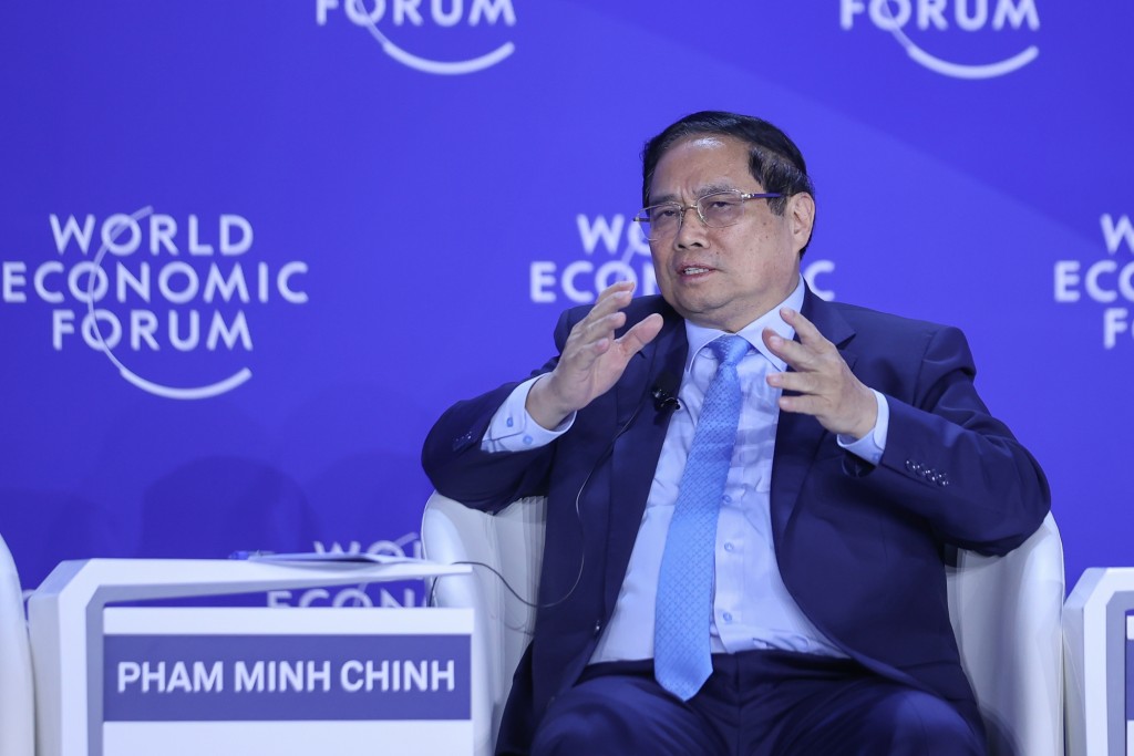 Thủ tướng cũng nhấn mạnh tầm quan trọng của sự đoàn kết, thống nhất, đề cao chủ nghĩa đa phương, đề cao giá trị cốt lõi của mỗi dân tộc; tiến trình nào cũng cần có sự dẫn dắt, có đầu tàu và có sự hy sinh - Ảnh: VGP/Nhật Bắc