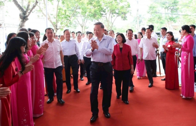 Tổng Bí thư Tô Lâm dự Lễ khởi công xây dựng đền thờ Đức vua Ngô Quyền