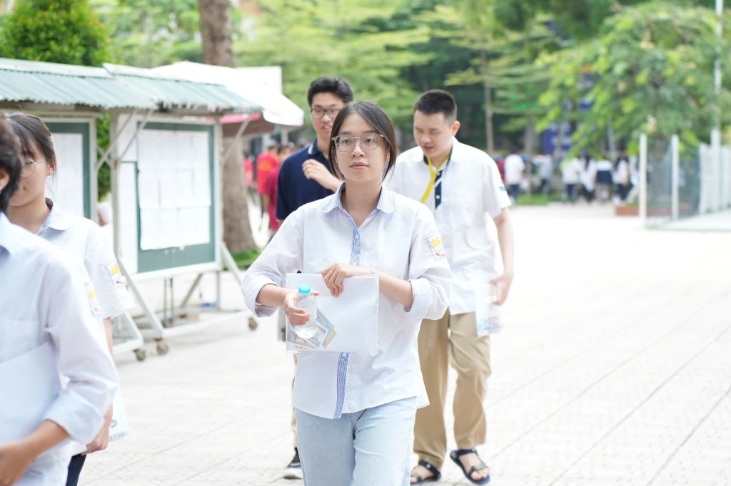 Thí sinh dự thi tốt nghiệp THPT năm 2025. Ảnh: Phạm Mạnh Thí sinh dự thi tốt nghiệp THPT năm 2025. Ảnh: Phạm Mạnh