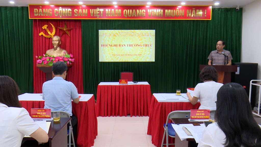 Hà Nội vận hành thử nghiệm bộ máy Mặt trận hai cấp