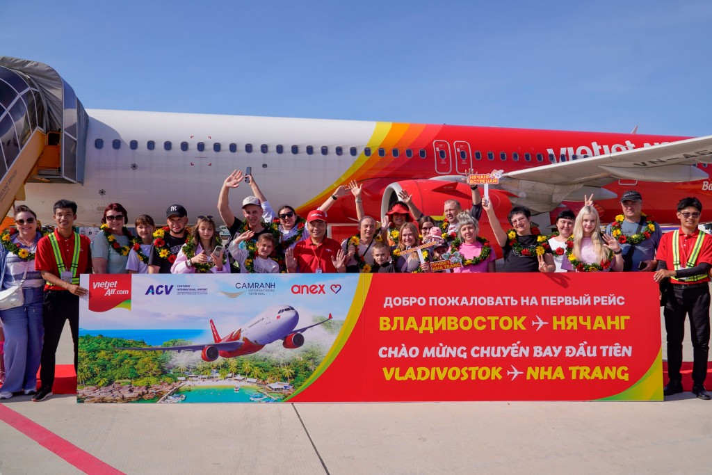 Vietjet khai trương loạt đường bay thẳng đầu tiên kết nối Việt Nam - Nga