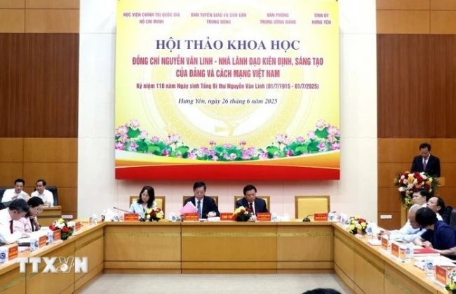 Học tập tư tưởng đổi mới của Tổng Bí thư Nguyễn Văn Linh trong kỷ nguyên mới