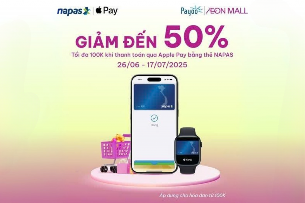 Đến AEON MALL, trải nghiệm mua sắm “chạm là giảm” với thẻ NAPAS