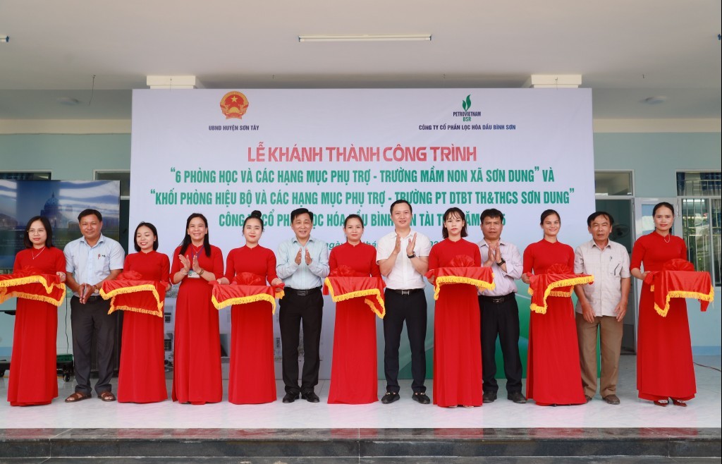 BSR tạo nền tảng nâng cao chất lượng giáo dục tại vùng cao Quảng Ngãi