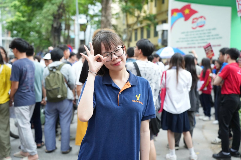 Thí sinh hoàn thành kỳ thi tốt nghiệp THPT năm 2025. Ảnh: Phạm Mạnh