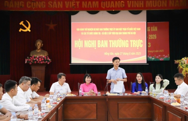 MTTQ xã Hồng Vân sẵn sàng bước vào giai đoạn mới