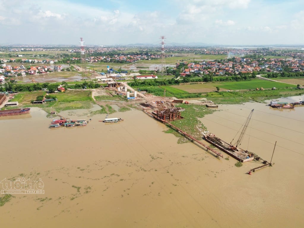 Toàn cảnh dự án cầu Kênh Vàng nối hai tỉnh Bắc Ninh, Hải Dương