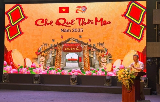 Chợ quê thời Mạc 2025 tái hiện lễ hội truyền thống vùng Dương Kinh