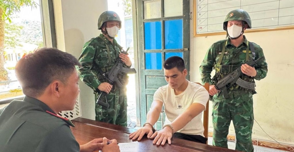 Đối tượng Nguyễn Đình Văn tại cơ quan điều tra