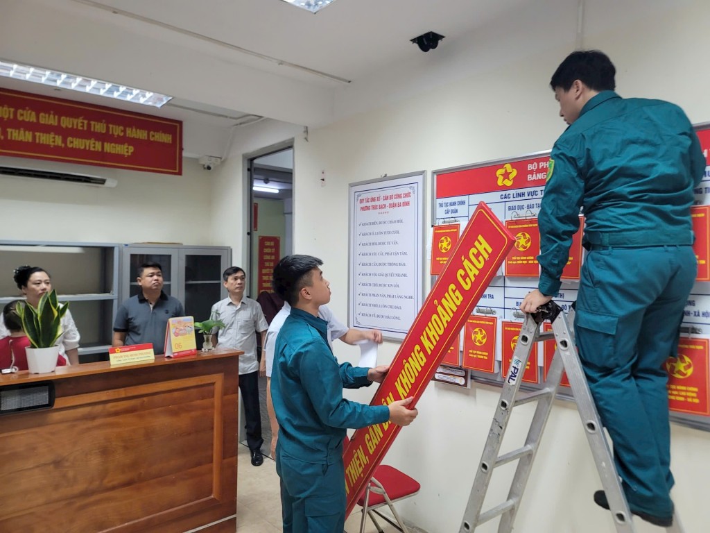 Phường Ba Đình sẵn sàng vận hành chính thức từ ngày 1/7