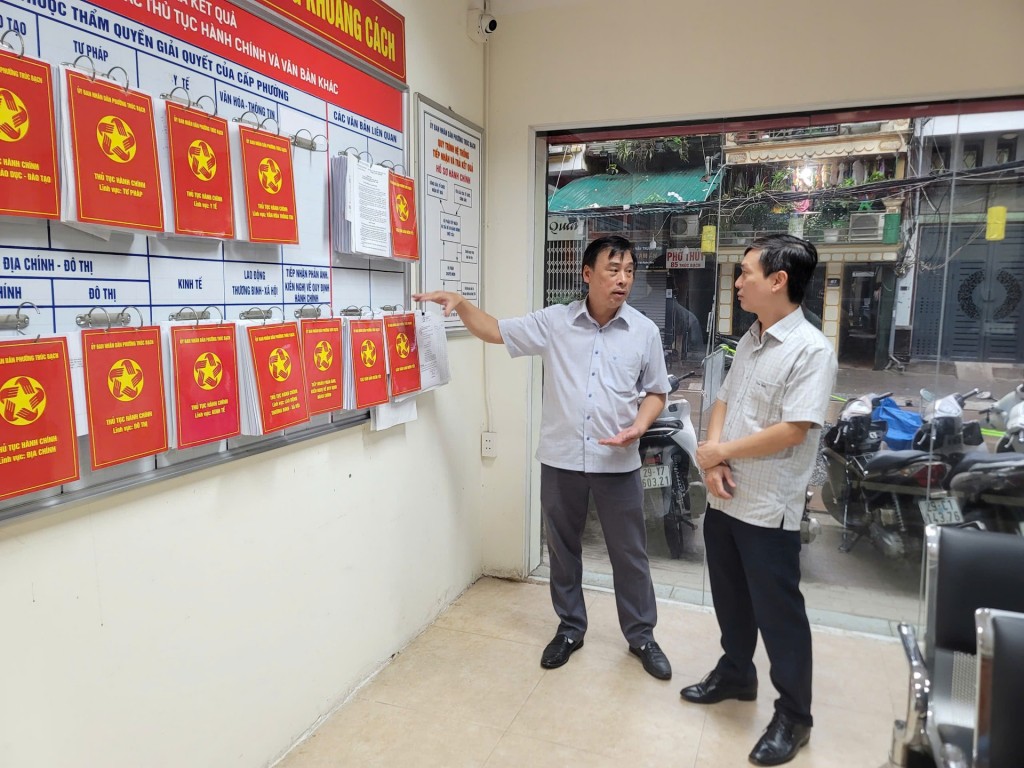 Phường Ba Đình sẵn sàng vận hành chính thức từ ngày 1/7
