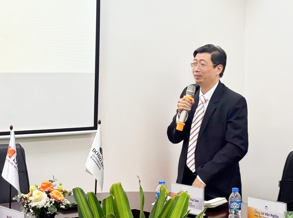 Ông Nguyễn Thế Sơn – Phó Hiệu trưởng Trường Đại học Đông Đô tin tưởng mối quan hệ hợp tác với SHB sẽ thúc đẩy cả hai bên phát triển