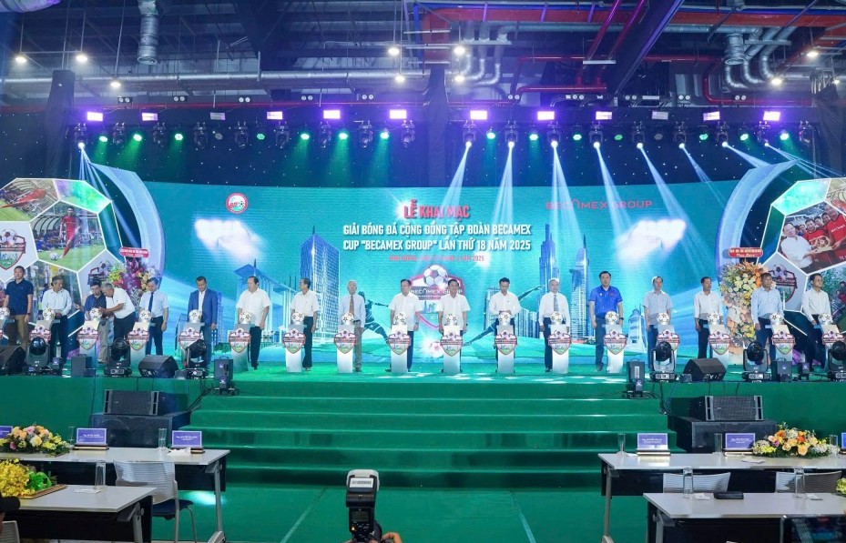 196 đội tranh tài Giải bóng đá cộng đồng Tập đoàn Becamex