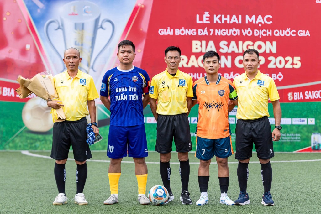 Giải bóng đá 7 người Bia Saigon Dragon Cup 2025 lần đầu khởi tranh tại Thanh Hóa