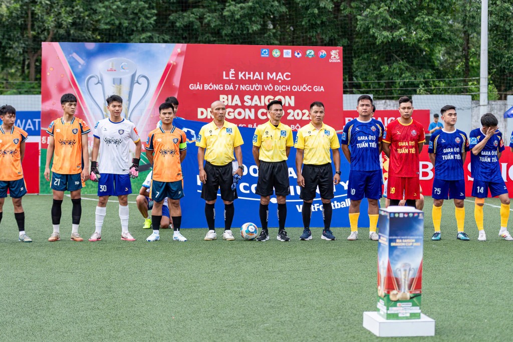 Giải bóng đá 7 người Bia Saigon Dragon Cup 2025 lần đầu khởi tranh tại Thanh Hóa