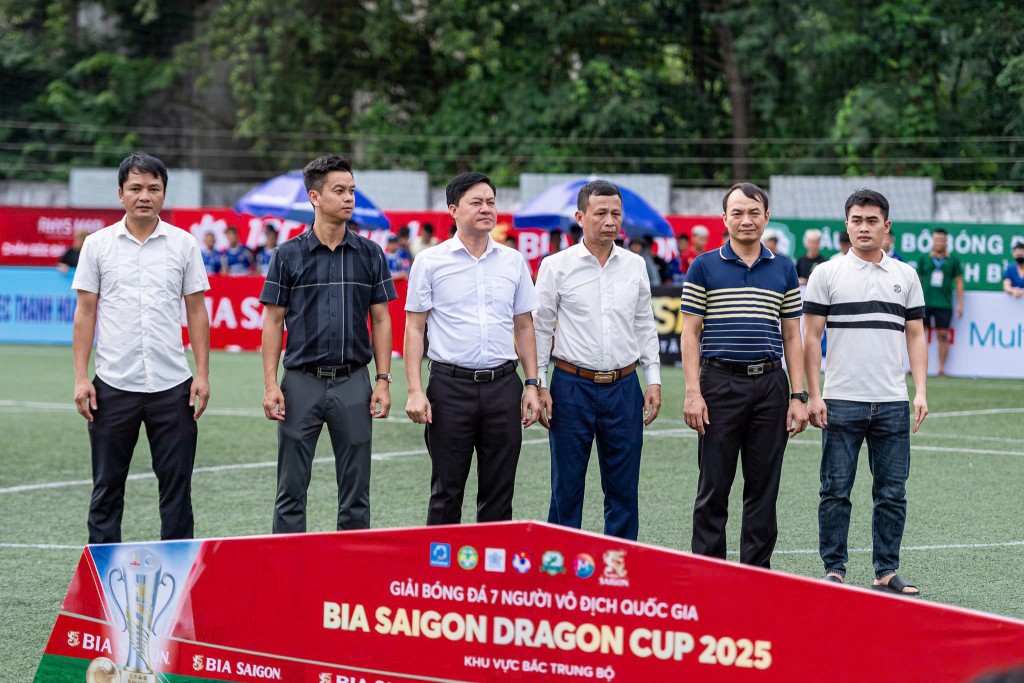 Giải bóng đá 7 người Bia Saigon Dragon Cup 2025 lần đầu khởi tranh tại Thanh Hóa