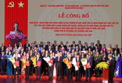 Lãnh đạo Đảng, Nhà nước dự Lễ công bố các nghị quyết, quyết định sáp nhập đơn vị hành chính
