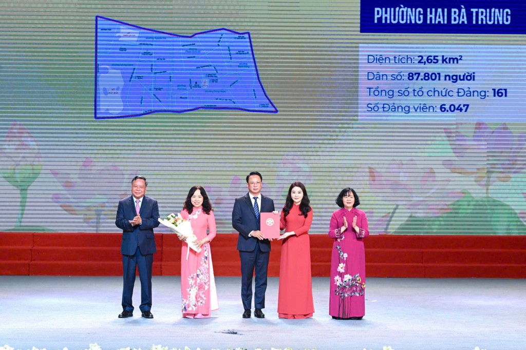 Danh sách Bí thư Đảng ủy, Chủ tịch UBND 126 xã, phường mới của Hà Nội
