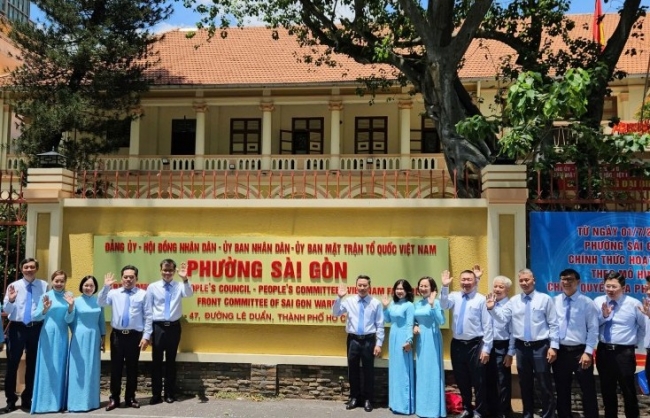 TP Hồ Chí Minh: Các phường, xã mới sẵn sàng phục vụ Nhân dân