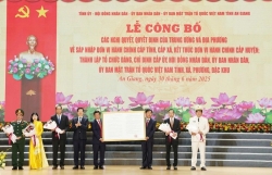 Công bố nghị quyết, quyết định về sáp nhập đơn vị hành chính cấp tỉnh, cấp xã của tỉnh An Giang mới