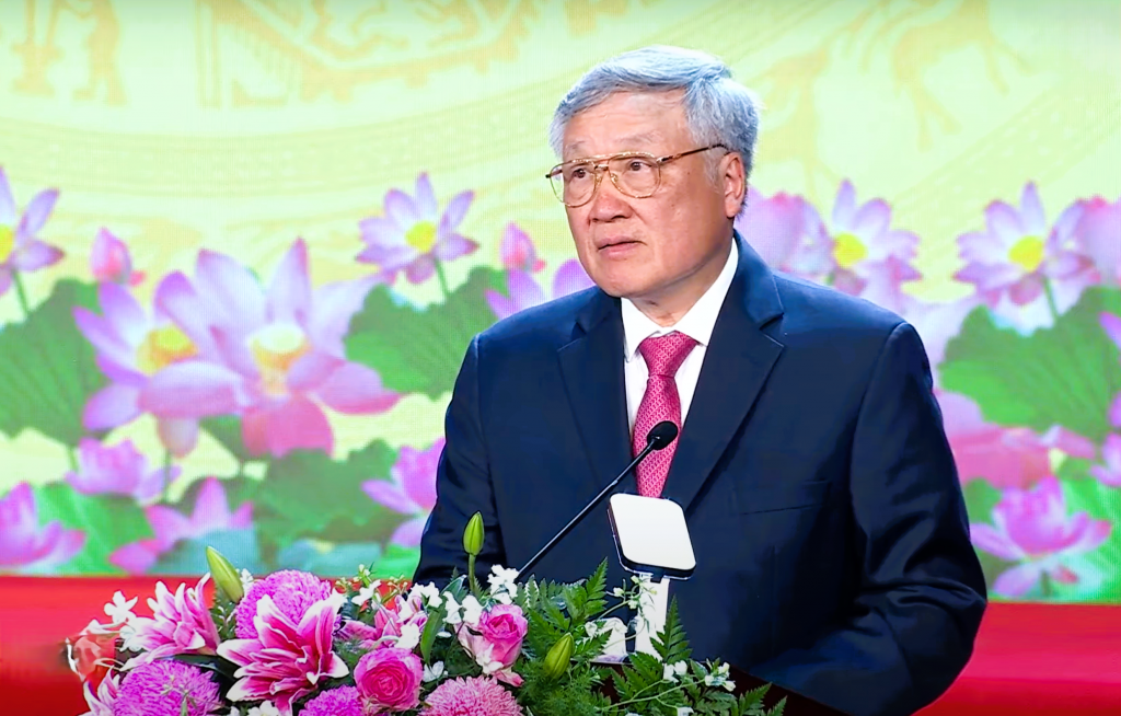Phó Thủ tướng Thường trực Chính phủ Nguyễn Hòa Bình phát biểu tại Lễ công bố