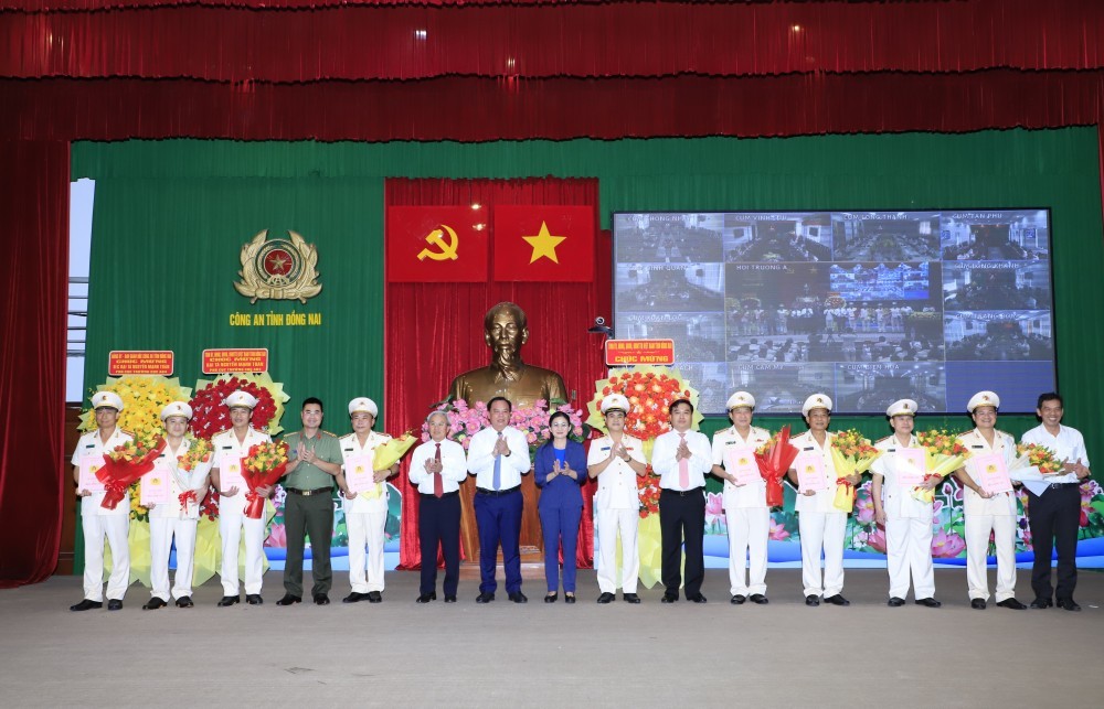 Công an tỉnh Đồng Nai kiện toàn nhân sự chủ chốt