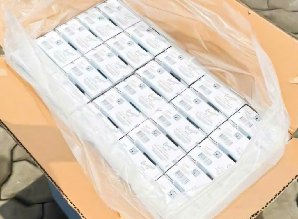 Một phần số hàng bị thu giữ . Ảnh: CHQ