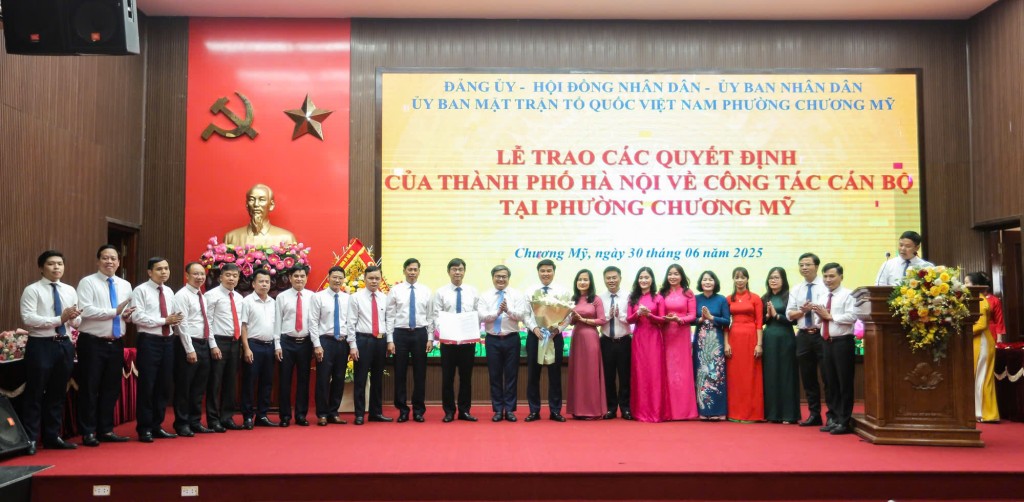 Đồng chí Nguyễn Văn Thắng làm Bí thư Đảng ủy, Chủ tịch HĐND phường Chương Mỹ