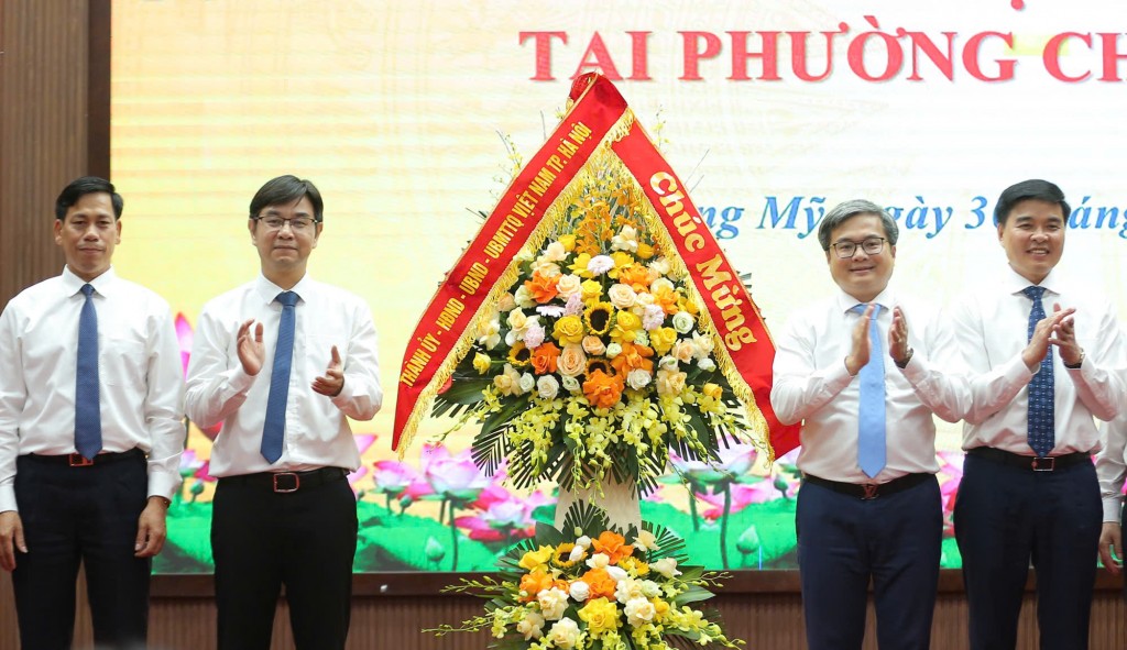 Đồng chí Nguyễn Văn Thắng làm Bí thư Đảng ủy, Chủ tịch HĐND phường Chương Mỹ