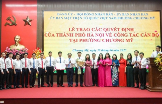 Đồng chí Nguyễn Văn Thắng làm Bí thư Đảng ủy, Chủ tịch HĐND phường Chương Mỹ