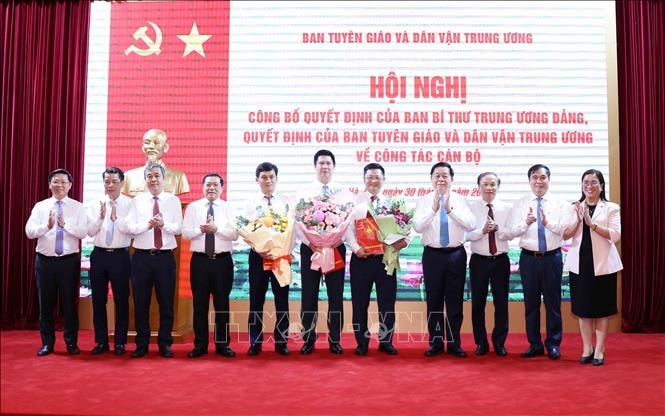 Đồng chí Trần Thanh Lâm giữ chức Phó Trưởng ban Tuyên giáo và Dân vận Trung ương