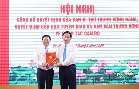 Đồng chí Trần Thanh Lâm giữ chức Phó Trưởng ban Tuyên giáo và Dân vận Trung ương