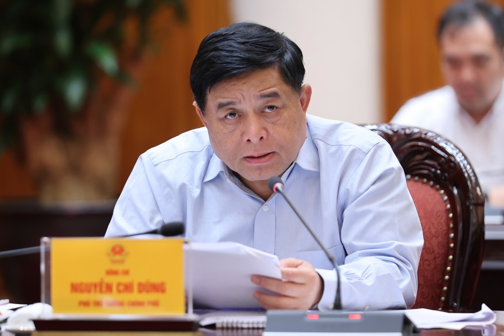 Phó Thủ tướng Nguyễn Chí Dũng tham dự Cuộc họp - Ảnh: Nhật Bắc/VGP