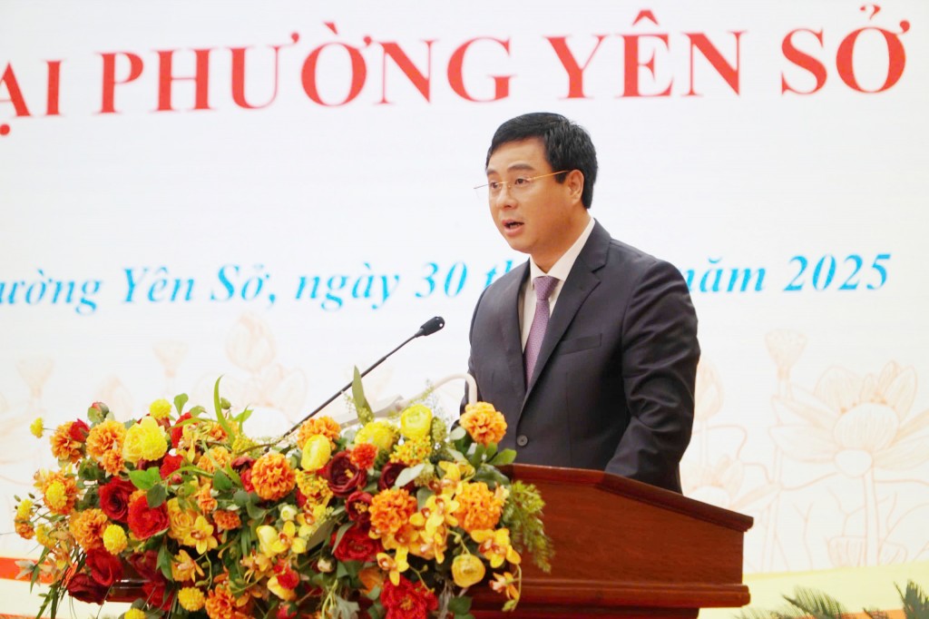 Công bố nhân sự chủ chốt phường Yên Sở