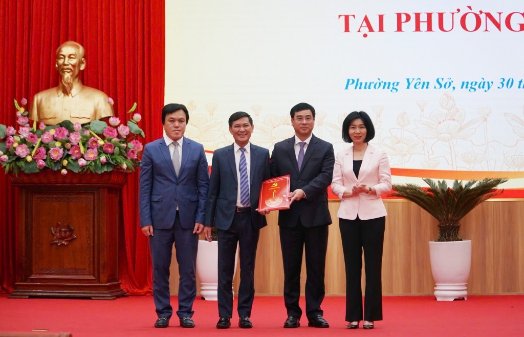 Công bố nhân sự chủ chốt phường Yên Sở