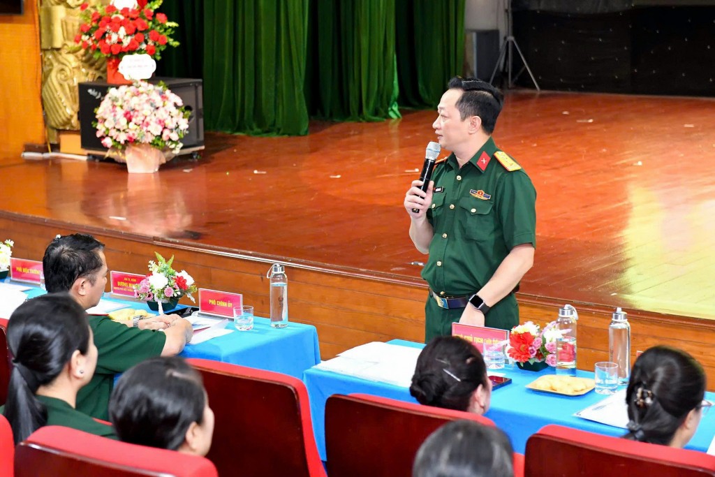 Đại tá, TS, NSND Nguyễn Xuân Bắc - Phó hiệu trưởng Nhà trường đánh giá về đề tài
