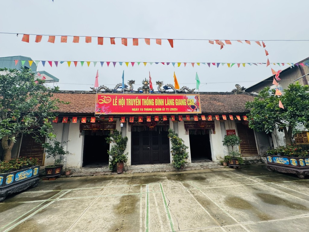 Ngôi đình Giang Cao đã hơn 1000 tuổi