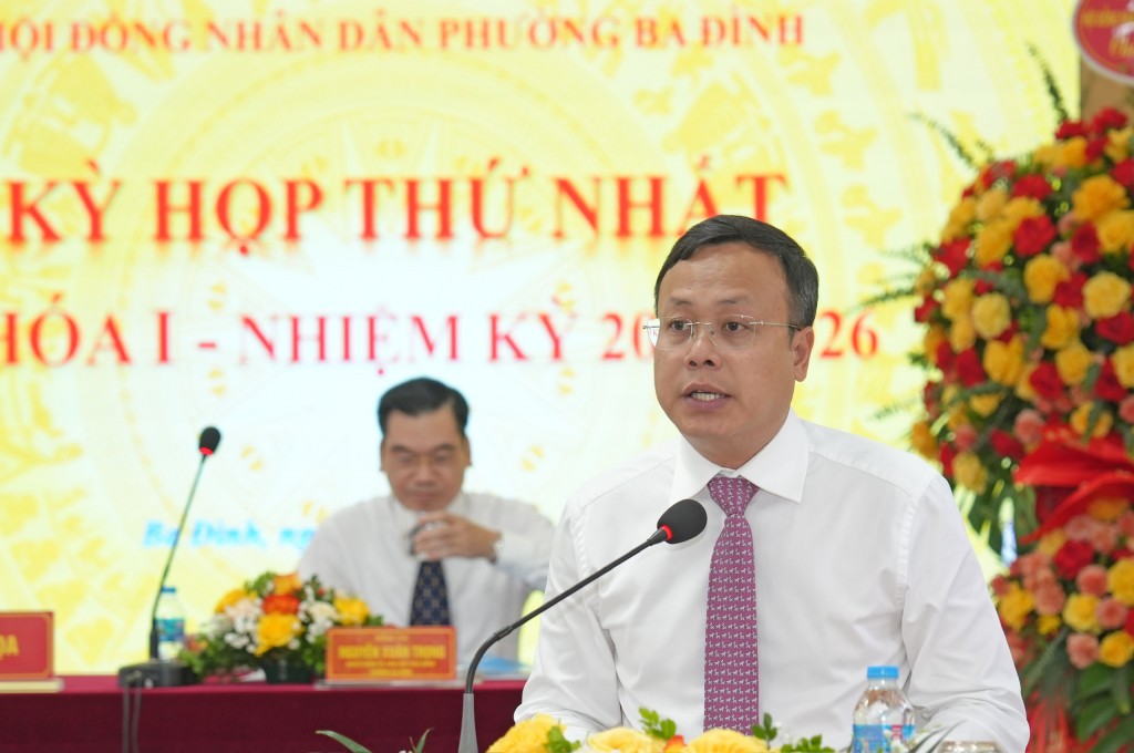HĐND phường Ba Đình tổ chức thành công Kỳ họp thứ nhất khóa I