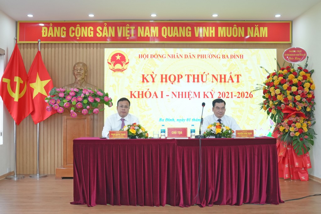 HĐND phường Ba Đình tổ chức thành công Kỳ họp thứ nhất khóa I